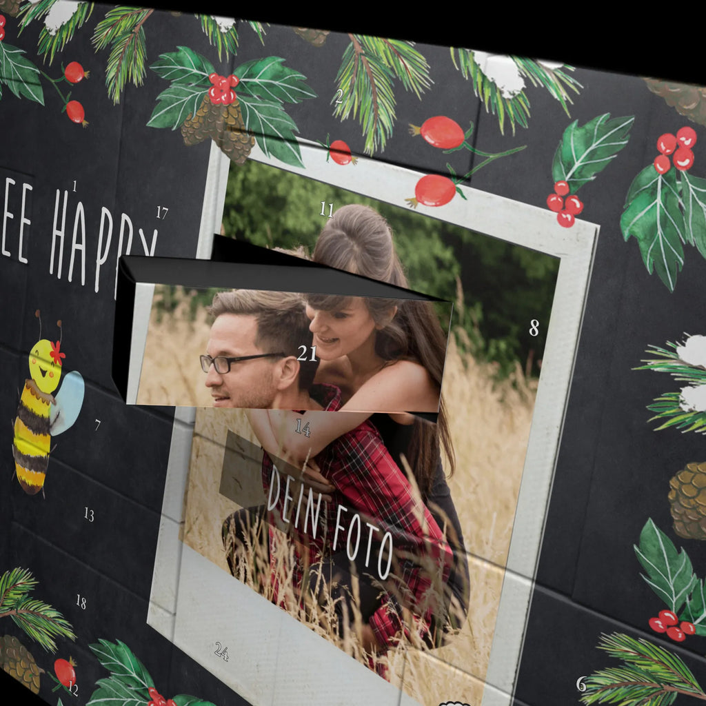 Personalisierter Befüllbarer Foto Adventskalender Biene Happy Weihnachtskalender mit Foto, Adventskalender mit Foto, Adventskalender mit Eigenem Bild, Foto Adventskalender, Adventskalender Eigenes Foto, Personalisierter Adventskalender, Personalisierter Befüllbarer Foto Adventskalender, Biene, Wespe, Hummel