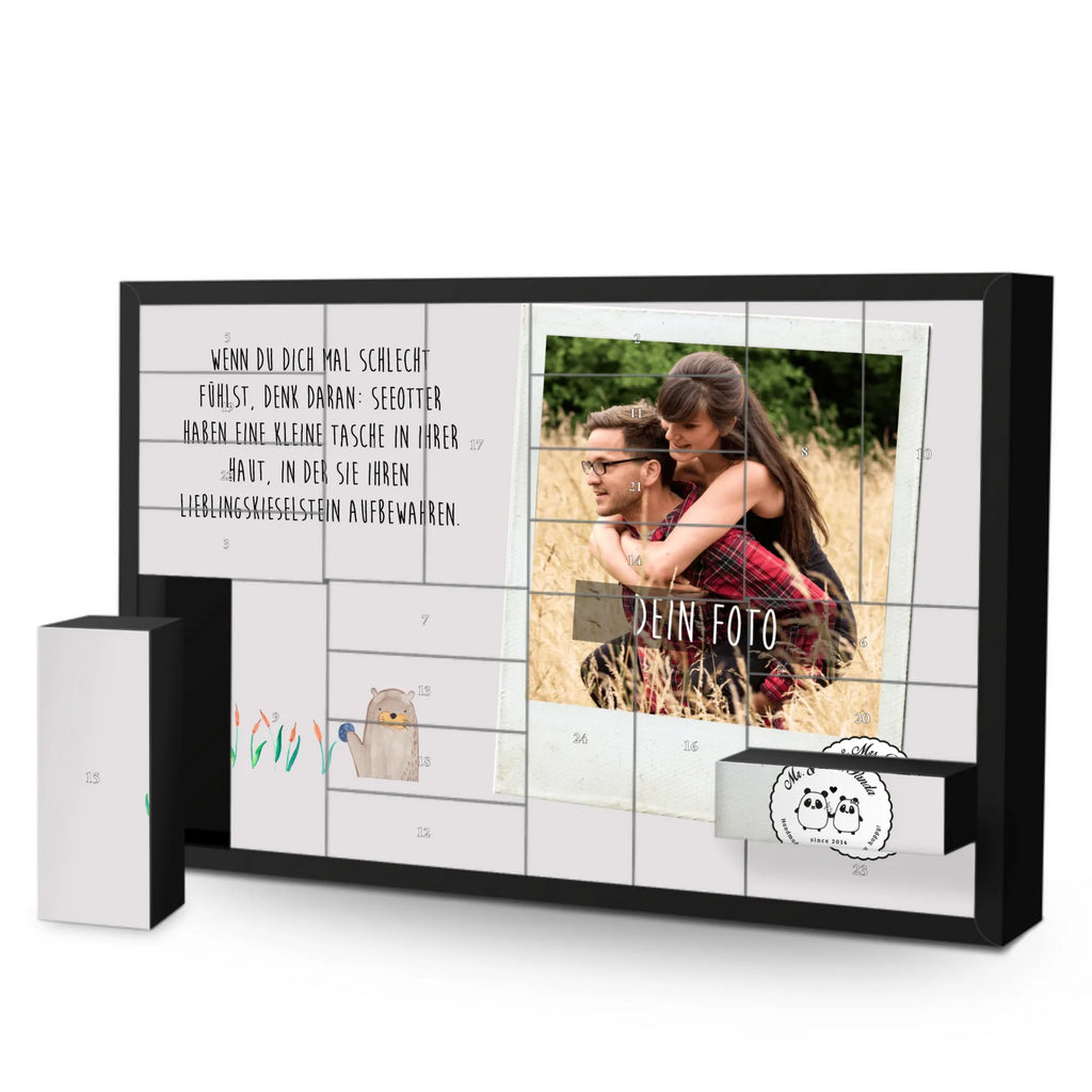 Personalisierter Befüllbarer Foto Adventskalender Otter Stein Adventskalender Eigenes Foto, Adventskalender mit Eigenem Bild, Personalisierter Befüllbarer Foto Adventskalender, Personalisierter Adventskalender, Weihnachtskalender mit Foto, Adventskalender mit Foto, Foto Adventskalender, Otter, Fischotter, Seeotter, Otter Seeotter See Otter