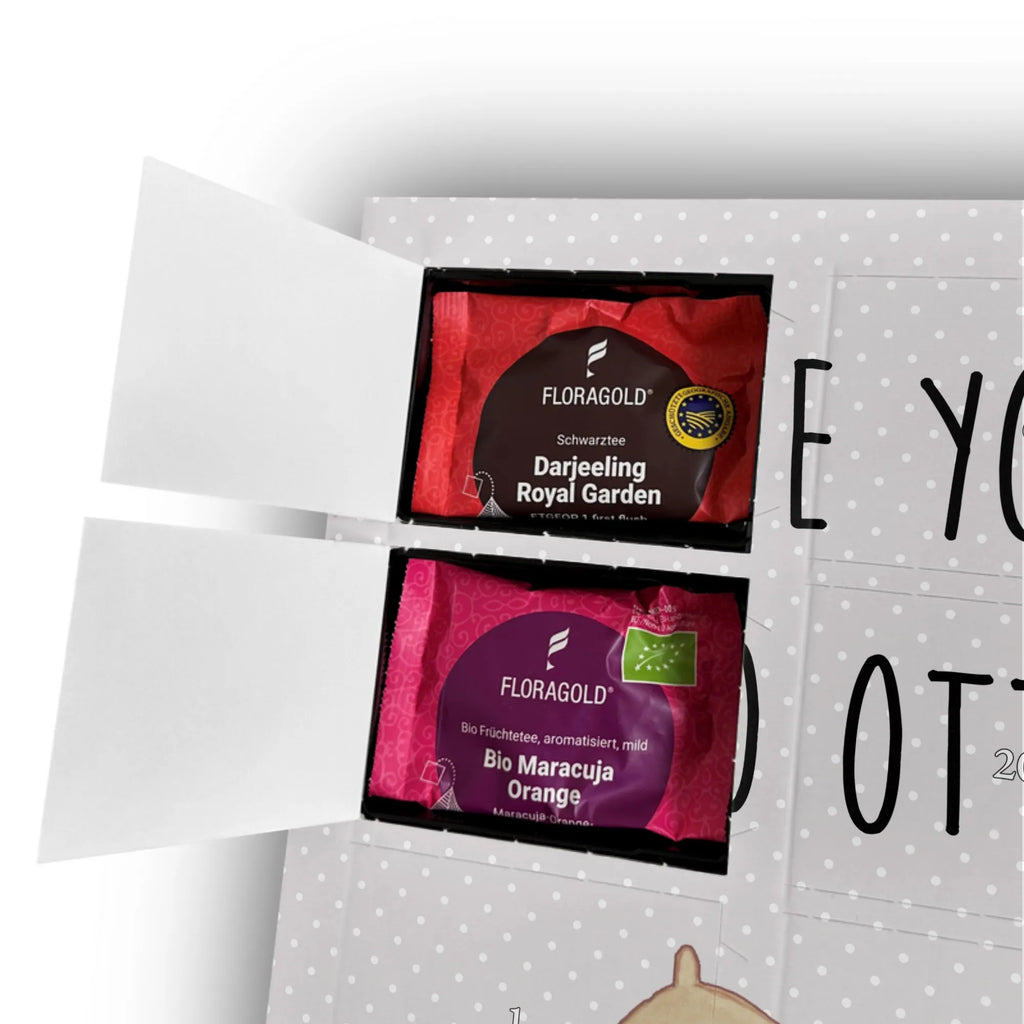 Personalisierter Tee Foto Adventskalender Otter Hände halten Personalisierter Tee Foto Adventskalender, Otter, Fischotter, Seeotter, Otter Seeotter See Otter