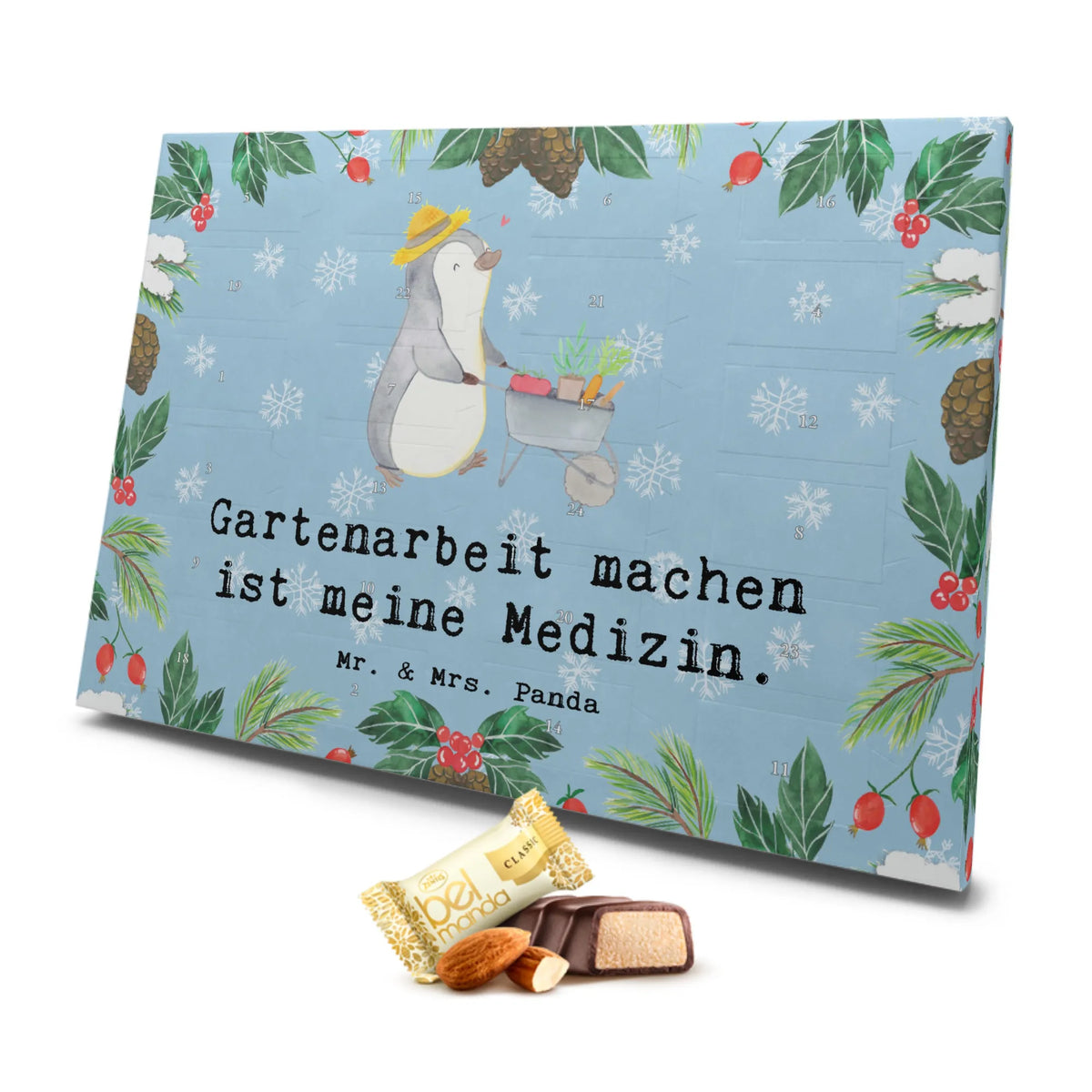 Marzipan Adventskalender Pinguin Gartenarbeit Marzipan Adventskalender, Geschenk, Sport, Sportart, Hobby, Schenken, Danke, Dankeschön, Auszeichnung, Gewinn, Sportler, Gärtnern, Urban gardening, Gartenpflege, Gartenarbeit