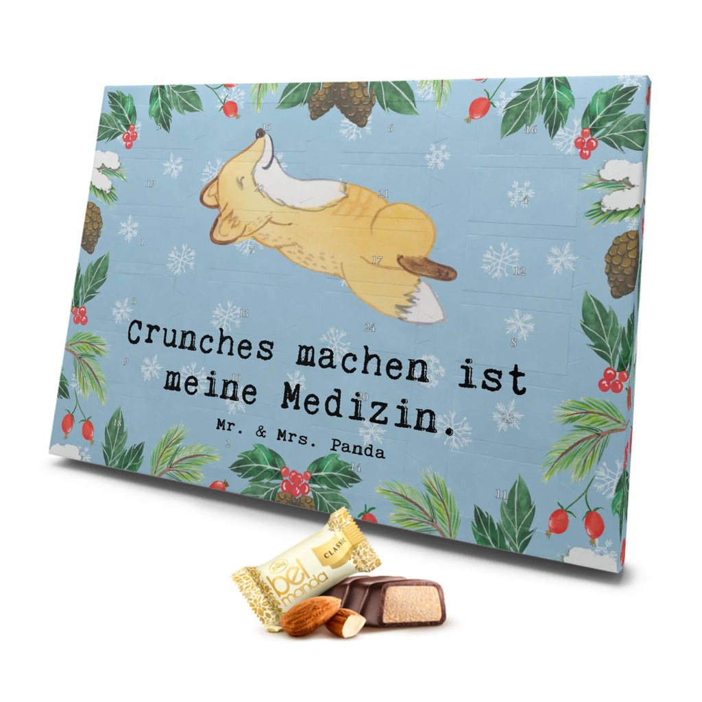 Marzipan Adventskalender Fuchs Crunches Marzipan Adventskalender, Geschenk, Sport, Sportart, Hobby, Schenken, Danke, Dankeschön, Auszeichnung, Gewinn, Sportler, Fitnessstudio, Crunches, Fitness, Bauchpressen