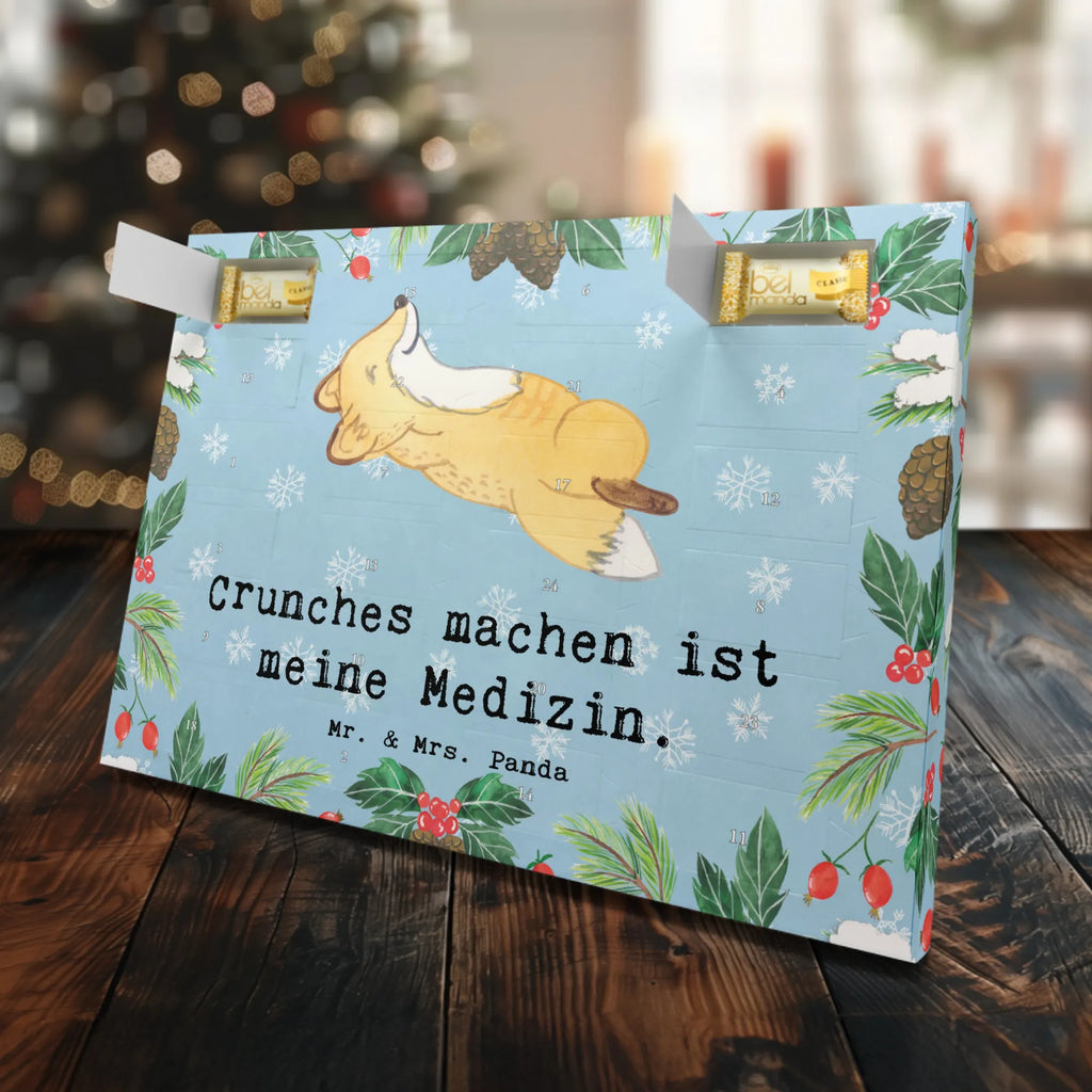 Marzipan Adventskalender Fuchs Crunches Marzipan Adventskalender, Geschenk, Sport, Sportart, Hobby, Schenken, Danke, Dankeschön, Auszeichnung, Gewinn, Sportler, Fitnessstudio, Crunches, Fitness, Bauchpressen