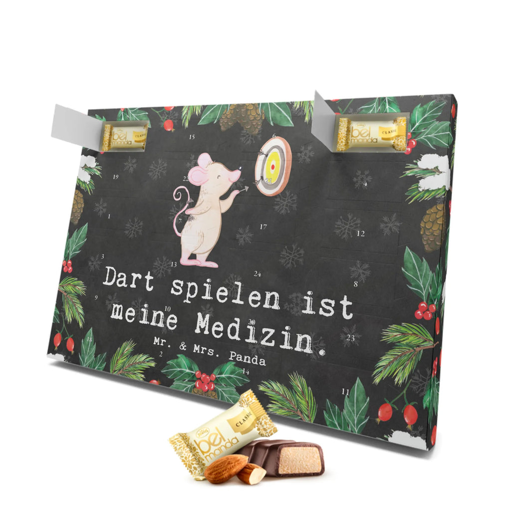 Marzipan Adventskalender Maus Dart spielen Marzipan Adventskalender, Geschenk, Sport, Sportart, Hobby, Schenken, Danke, Dankeschön, Auszeichnung, Gewinn, Sportler, Dart Turnier, Dart spielen, Darts, Darten