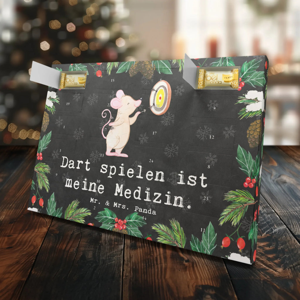 Marzipan Adventskalender Maus Dart spielen Marzipan Adventskalender, Geschenk, Sport, Sportart, Hobby, Schenken, Danke, Dankeschön, Auszeichnung, Gewinn, Sportler, Dart Turnier, Dart spielen, Darts, Darten
