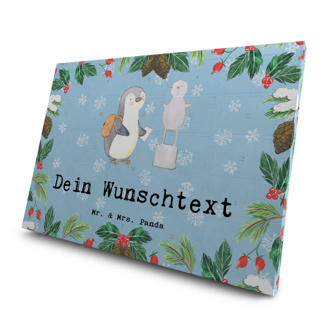 Personalisierter Tee Adventskalender Pinguin Museum besuchen Personalisierter Tee Adventskalender, Geschenk, Schenken, Sport, Sportart, Hobby, Danke, Dankeschön, Auszeichnung, Gewinn, Sportler, Museum Besuchen, Museen