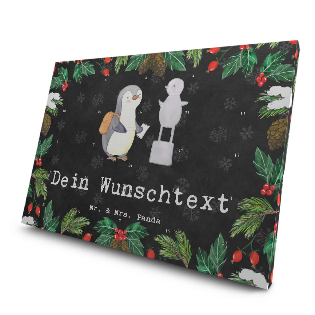 Personalisierter Tee Adventskalender Pinguin Museum besuchen Personalisierter Tee Adventskalender, Geschenk, Schenken, Sport, Sportart, Hobby, Danke, Dankeschön, Auszeichnung, Gewinn, Sportler, Museum Besuchen, Museen