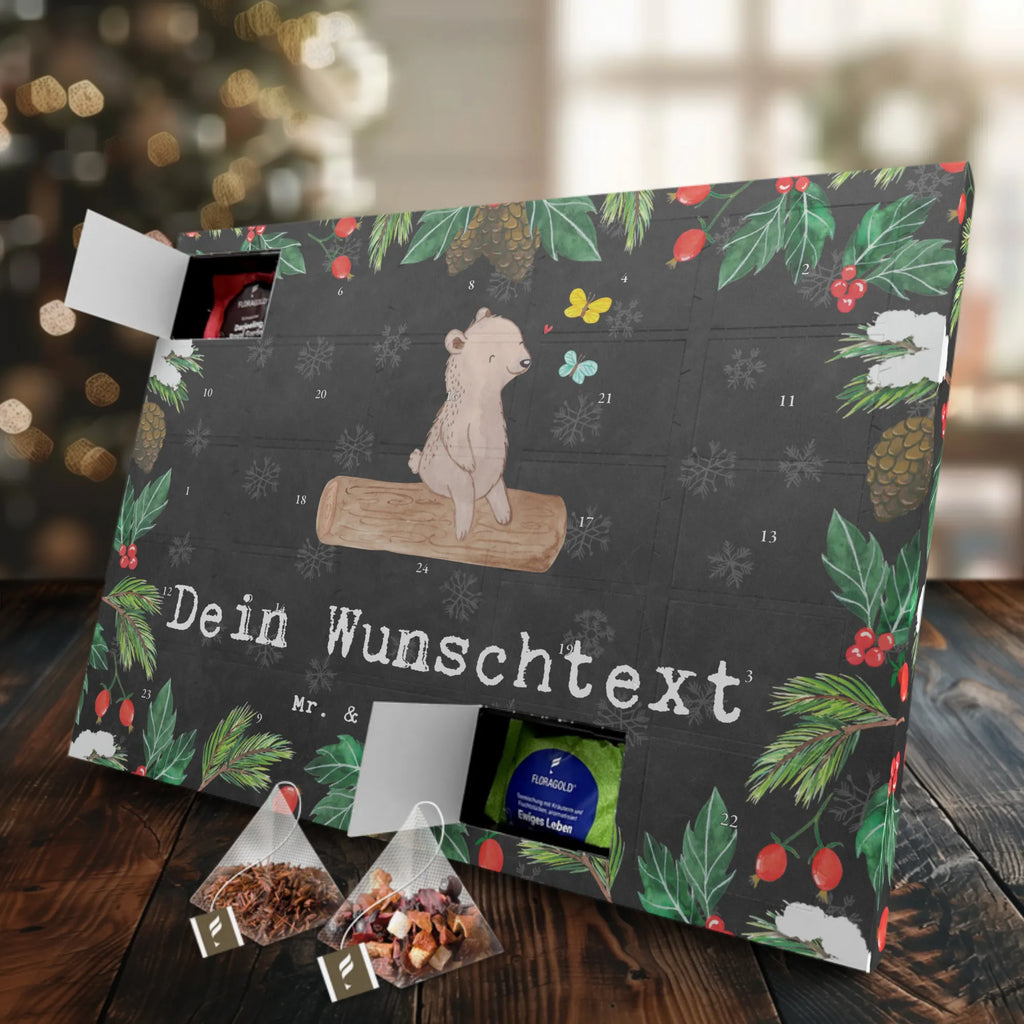 Personalisierter Tee Adventskalender Bär Naturliebhaber Personalisierter Tee Adventskalender, Geschenk, Schenken, Sport, Sportart, Hobby, Danke, Dankeschön, Auszeichnung, Gewinn, Sportler, Nature Lover, Wandern, Outdoor, Naturliebhaber