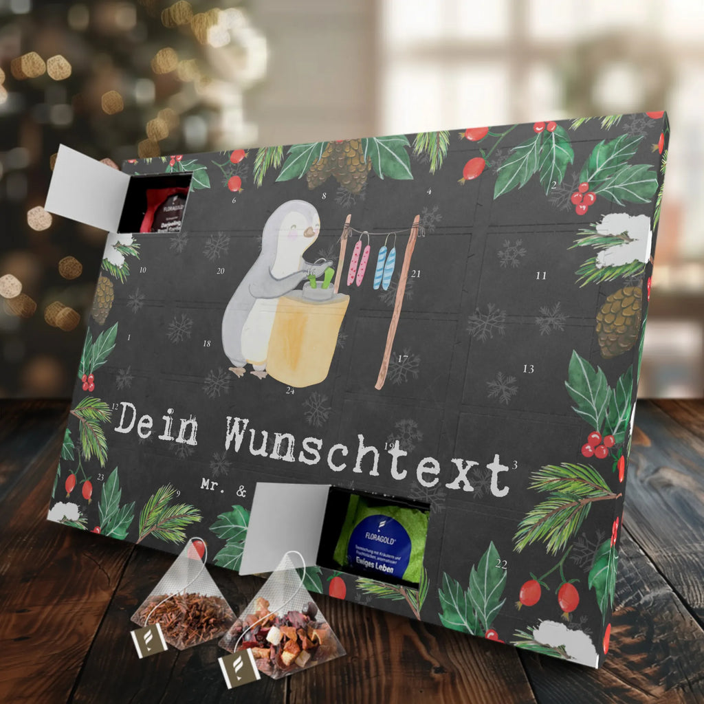 Personalisierter Tee Adventskalender Pinguin Kerzenziehen Personalisierter Tee Adventskalender, Geschenk, Schenken, Sport, Sportart, Hobby, Danke, Dankeschön, Auszeichnung, Gewinn, Sportler, Kerzenziehen, Deko Basteln, Kerzen Ziehen. DIY