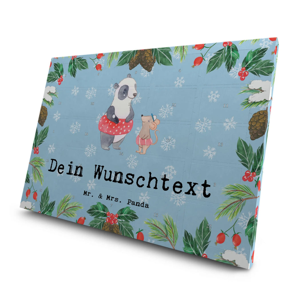 Personalisierter Tee Adventskalender Otter Schwimmen Personalisierter Tee Adventskalender, Geschenk, Schenken, Sport, Sportart, Hobby, Danke, Dankeschön, Auszeichnung, Gewinn, Sportler, Schwimmkurs, Schwimmen, Wassersport