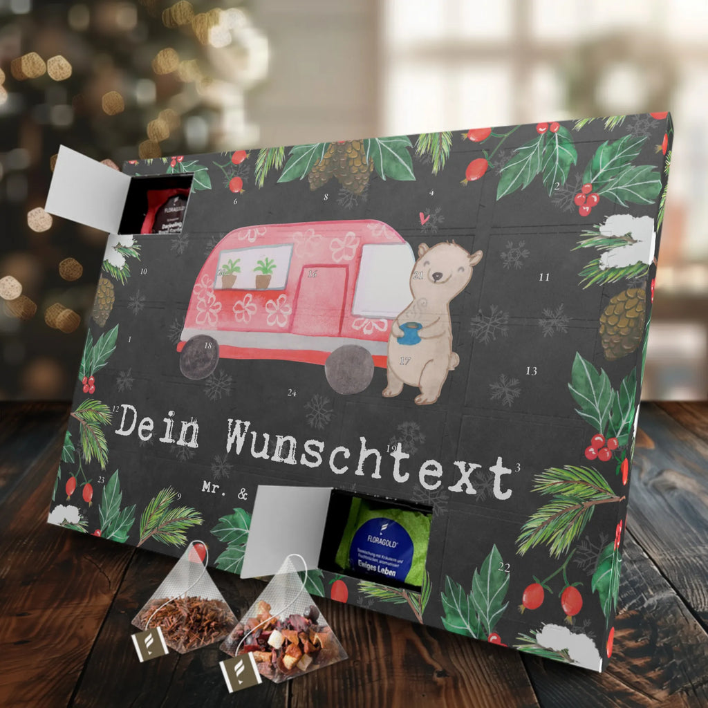  bear camper Personalisierter Tee Adventskalender, Geschenk, Schenken, Sport, Sportart, Hobby, Danke, Dankeschön, Auszeichnung, Gewinn, Sportler, Camper, Wohnmobil, Urlaub, Campen, Roadtrip, Campingplatz, Zelten