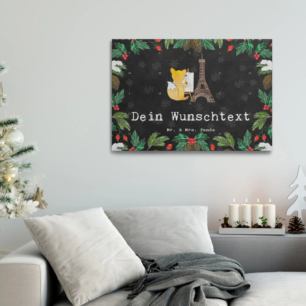 Personalisierter Tee Adventskalender Fuchs Urban sketching Personalisierter Tee Adventskalender, Geschenk, Schenken, Sport, Sportart, Hobby, Danke, Dankeschön, Auszeichnung, Gewinn, Sportler, Urban Sketching, Malen, Zeichnen, Künstler, Zeichenschule