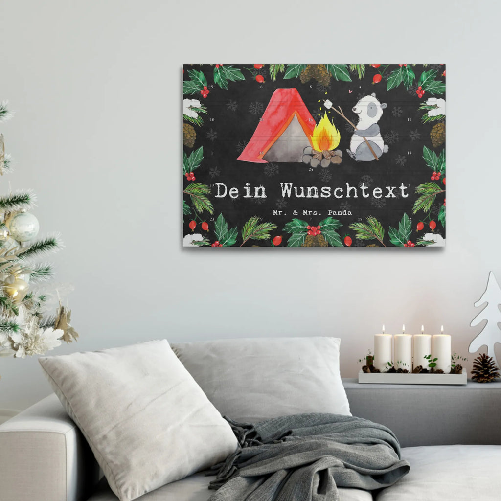 Personalisierter Tee Adventskalender Panda Campen Personalisierter Tee Adventskalender, Geschenk, Schenken, Sport, Sportart, Hobby, Danke, Dankeschön, Auszeichnung, Gewinn, Sportler, Camping, Campingplatz, Zelten, Campen, Campen gehen