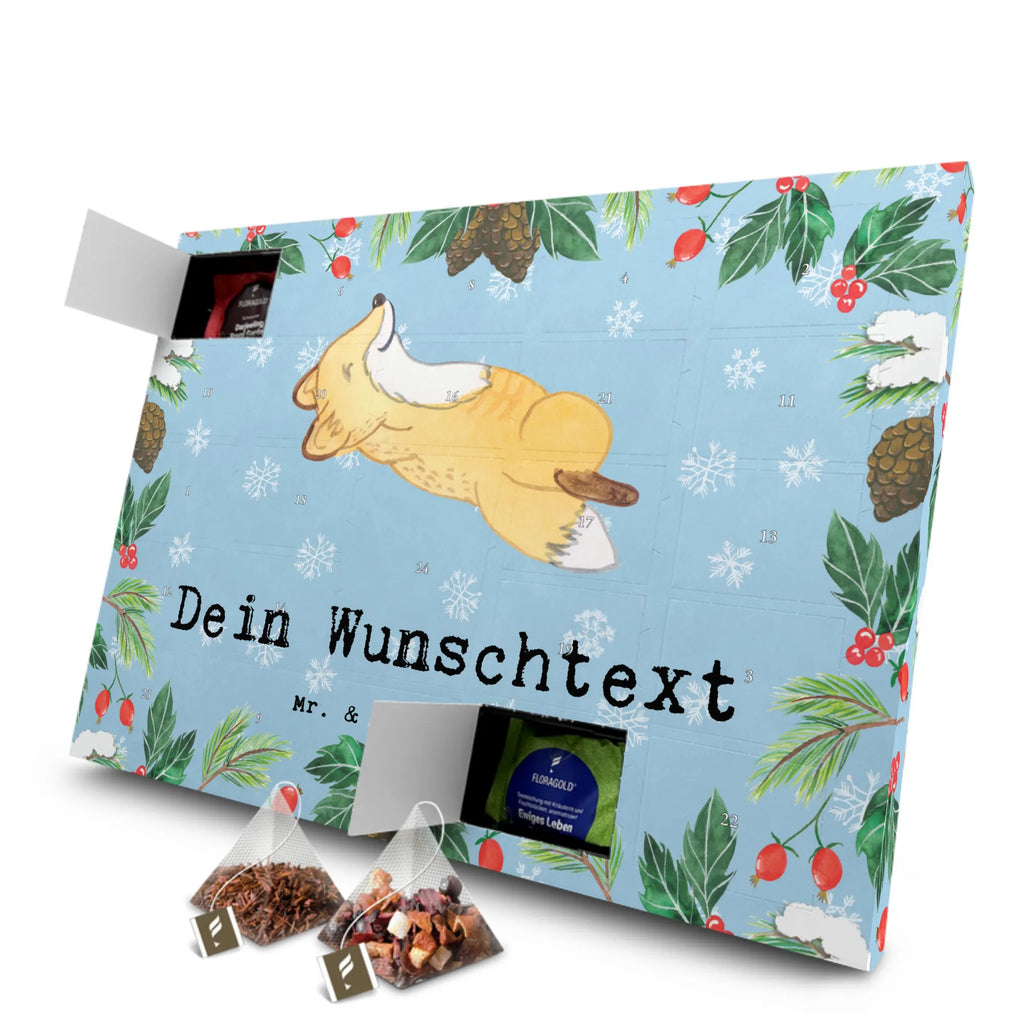 Personalisierter Tee Adventskalender Fuchs Crunches Personalisierter Tee Adventskalender, Geschenk, Schenken, Sport, Sportart, Hobby, Danke, Dankeschön, Auszeichnung, Gewinn, Sportler, Crunches, Fitnessstudio, Fitness, Bauchpressen
