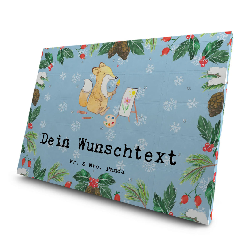 Personalisierter Tee Adventskalender Fuchs  Malen Personalisierter Tee Adventskalender, Geschenk, Schenken, Sport, Sportart, Hobby, Danke, Dankeschön, Auszeichnung, Gewinn, Sportler, Künstler, Künstlerin, Hobbyzeichner, Malen, Zeichnen