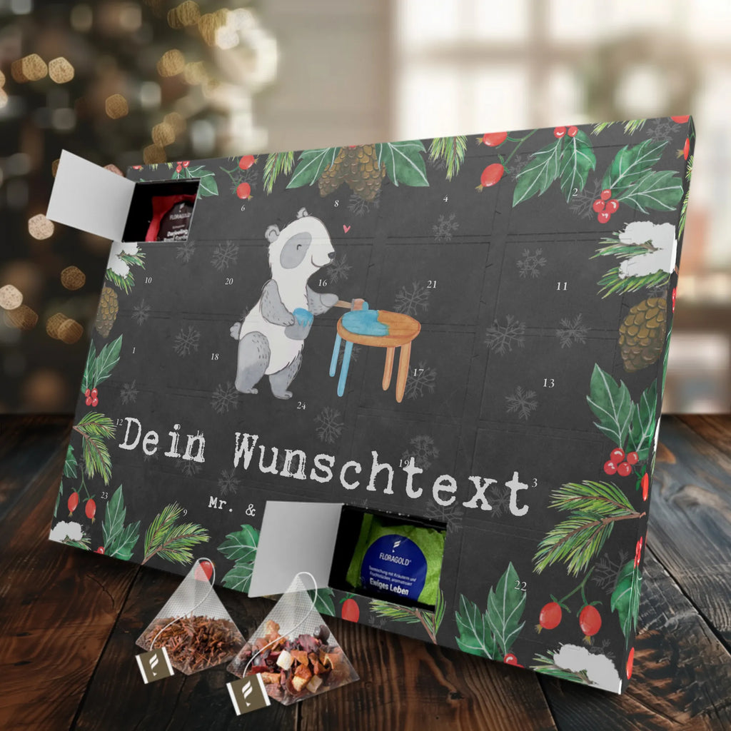 Personalisierter Tee Adventskalender Panda Möbel restaurieren Personalisierter Tee Adventskalender, Geschenk, Schenken, Sport, Sportart, Hobby, Danke, Dankeschön, Auszeichnung, Gewinn, Sportler, Antike Möbel Restaurieren, Restaurator, Möbel Restaurieren, Handwerk