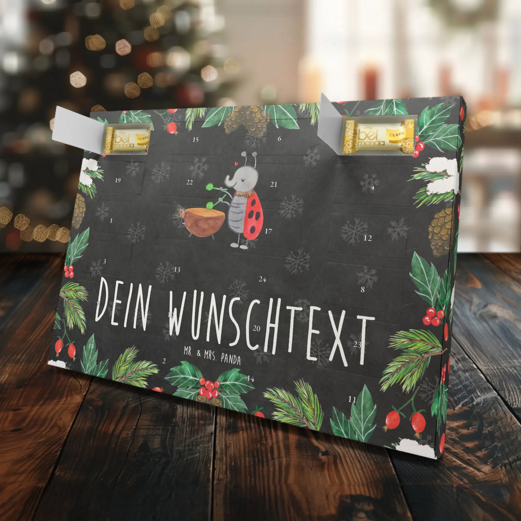 Personalisierter Marzipan Adventskalender Marienkäfer Pauken Personalisierter Marzipan Adventskalender, Instrumente, Geschenke Musiker, Musikliebhaber