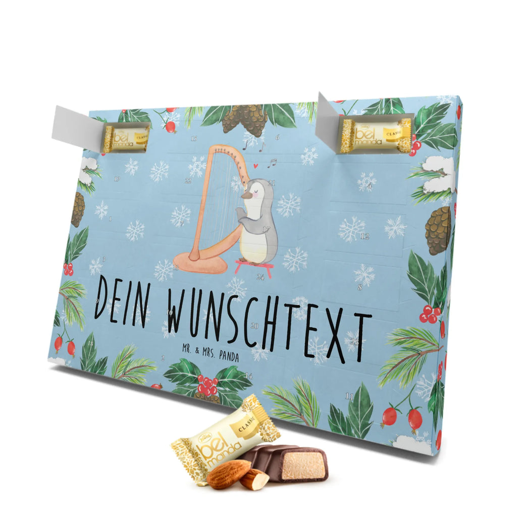 Personalisierter Marzipan Adventskalender Pinguin Harfe Personalisierter Marzipan Adventskalender, Instrumente, Geschenke Musiker, Musikliebhaber, Harfe, Zupfinstrument, Klassik, Saiteninstrument, Konzertharfe, Hochzeit, Pinguin