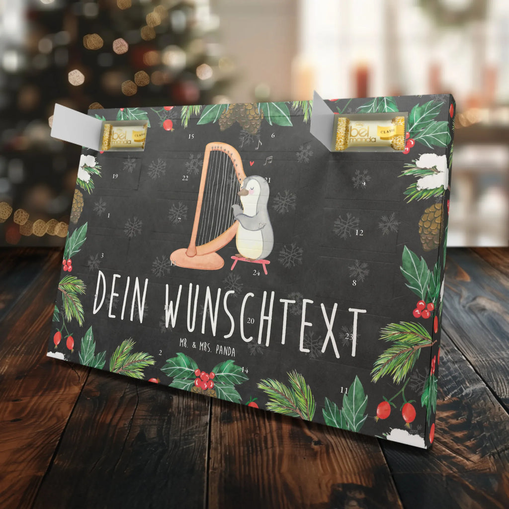 Personalisierter Marzipan Adventskalender Pinguin Harfe Personalisierter Marzipan Adventskalender, Instrumente, Geschenke Musiker, Musikliebhaber, Harfe, Zupfinstrument, Klassik, Saiteninstrument, Konzertharfe, Hochzeit, Pinguin