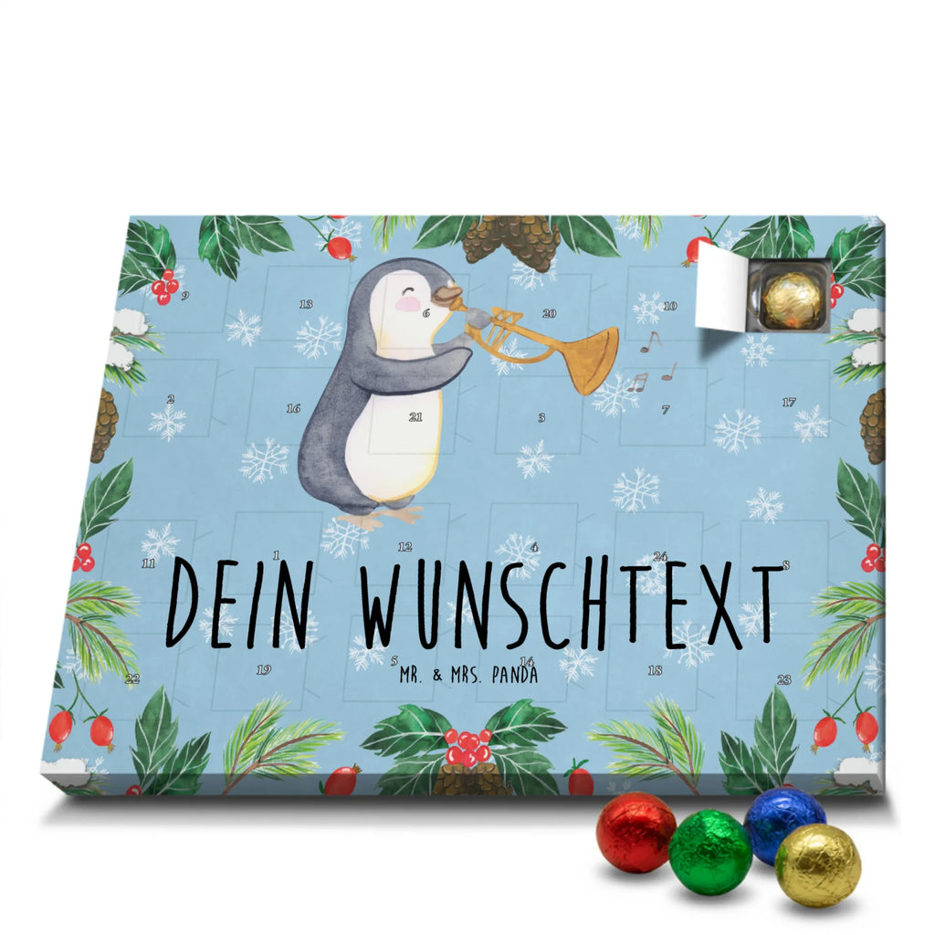 Adventskalender mit Namen Pinguin Posaune Adventskalender mit Namen, Personalisierter Adventskalender, Musikliebhaber, Instrumente, Geschenke Musiker, Pinguin, Blechblasinstrument, Jazz, Posaune, Bigband, Orchester, Klassik