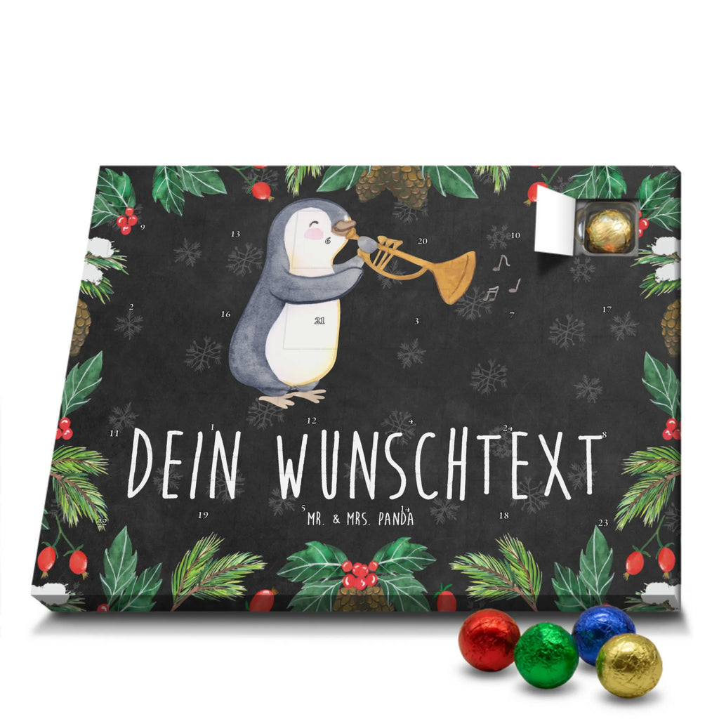 Adventskalender mit Namen Pinguin Posaune Adventskalender mit Namen, Personalisierter Adventskalender, Musikliebhaber, Instrumente, Geschenke Musiker, Pinguin, Blechblasinstrument, Jazz, Posaune, Bigband, Orchester, Klassik