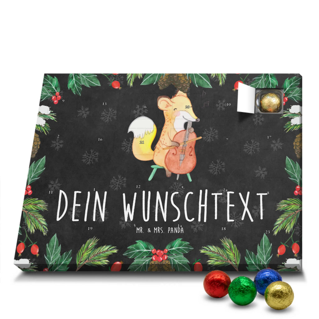 Adventskalender mit Namen Fuchs Violoncello Personalisierter Adventskalender, Adventskalender mit Namen, Musikliebhaber, Instrumente, Geschenke Musiker, Streicher, Ensemble, Violoncello, Orchester, Fuchs, Barock, Cello, Klassik, Bogen