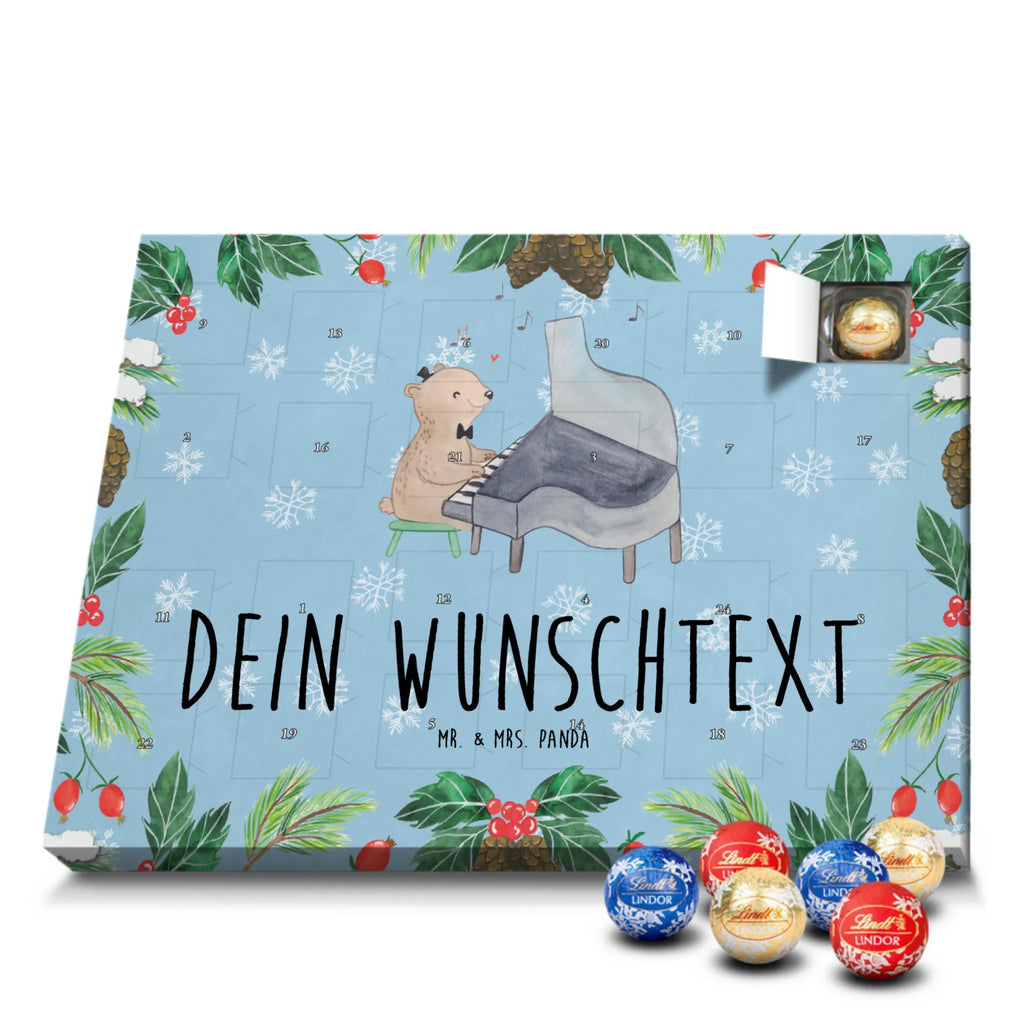 Adventskalender mit Namen Bär Klavier Adventskalender mit Namen, Personalisierter Adventskalender, Musikliebhaber, Instrumente, Geschenke Musiker, Konzert, Bär, Flügel, Pianist, Klassik, Klavier