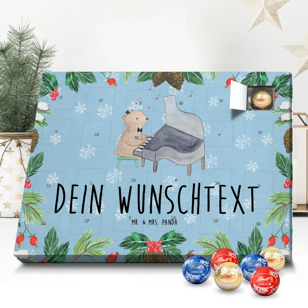Adventskalender mit Namen Bär Klavier Adventskalender mit Namen, Personalisierter Adventskalender, Musikliebhaber, Instrumente, Geschenke Musiker, Konzert, Bär, Flügel, Pianist, Klassik, Klavier
