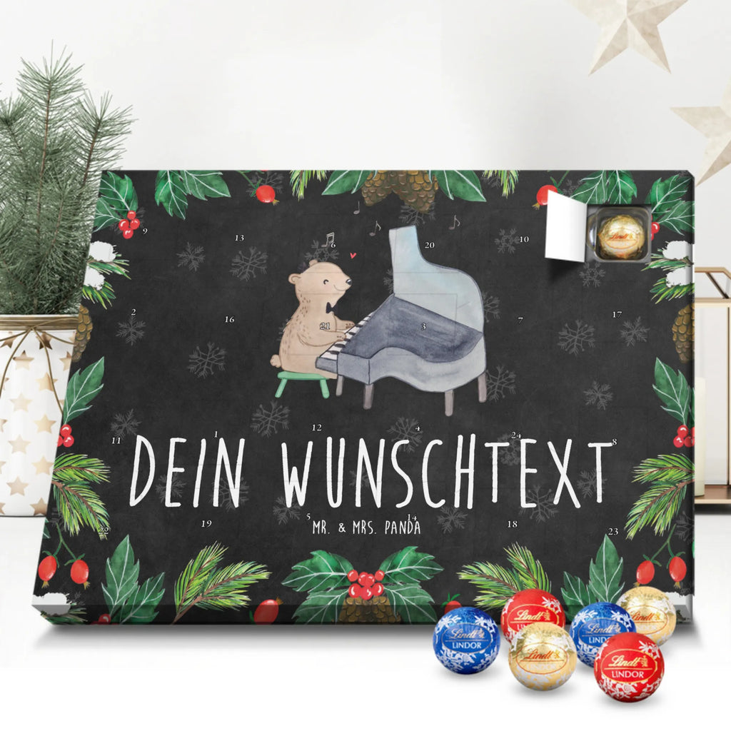 Adventskalender mit Namen Bär Klavier Adventskalender mit Namen, Personalisierter Adventskalender, Musikliebhaber, Instrumente, Geschenke Musiker, Konzert, Bär, Flügel, Pianist, Klassik, Klavier