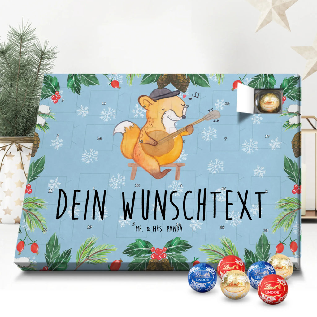 Adventskalender mit Namen Fuchs Banjo Adventskalender mit Namen, Personalisierter Adventskalender, Musikliebhaber, Instrumente, Geschenke Musiker, Fuchs, Saiteninstrument, Zupfinstrument, Akustik, Laute, Banjo