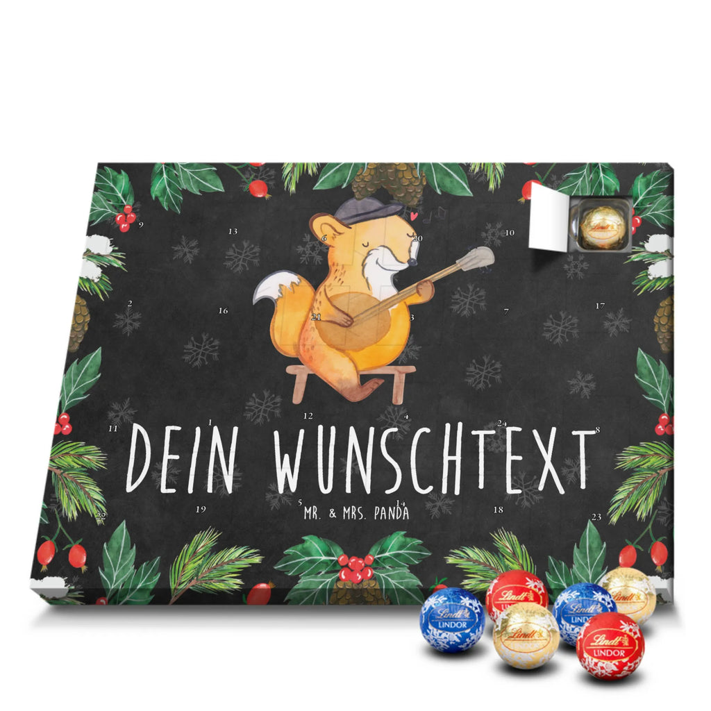 Adventskalender mit Namen Fuchs Banjo Adventskalender mit Namen, Personalisierter Adventskalender, Musikliebhaber, Instrumente, Geschenke Musiker, Fuchs, Saiteninstrument, Zupfinstrument, Akustik, Laute, Banjo
