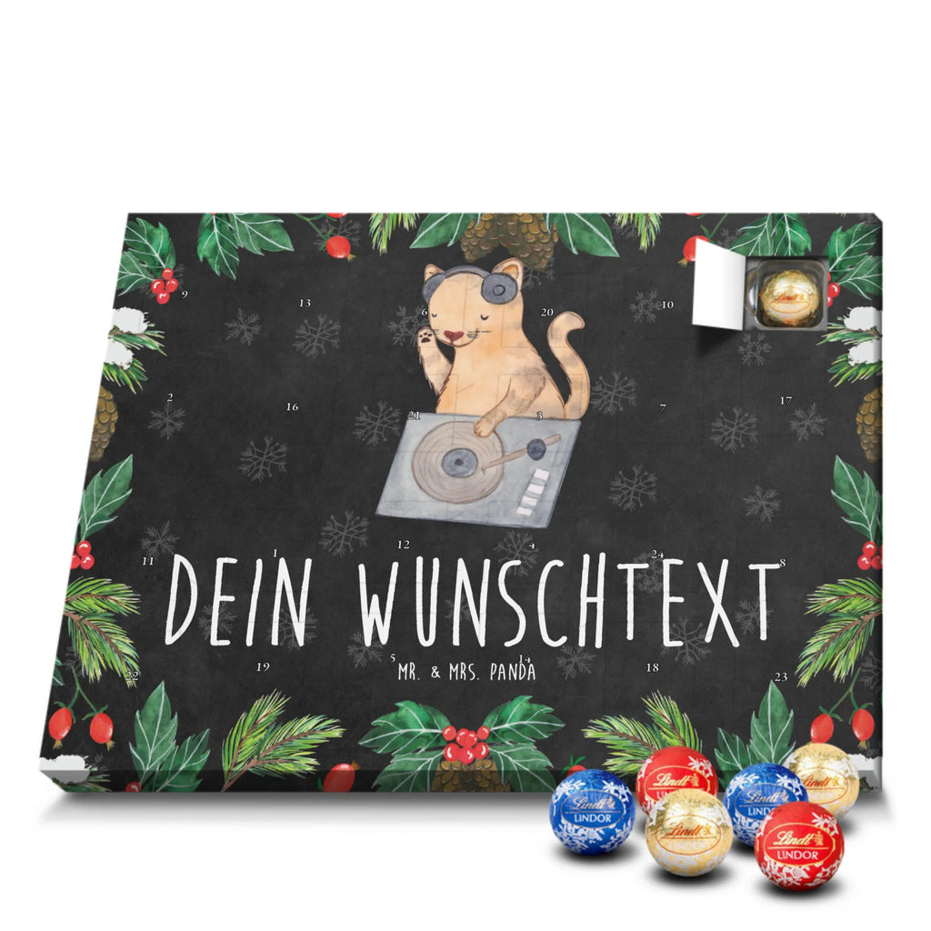 Adventskalender mit Namen Katze DJ Personalisierter Adventskalender, Adventskalender mit Namen, Musikliebhaber, Instrumente, Geschenke Musiker, Feiern, Katze, Tanzen, Club, Disko, DJ
