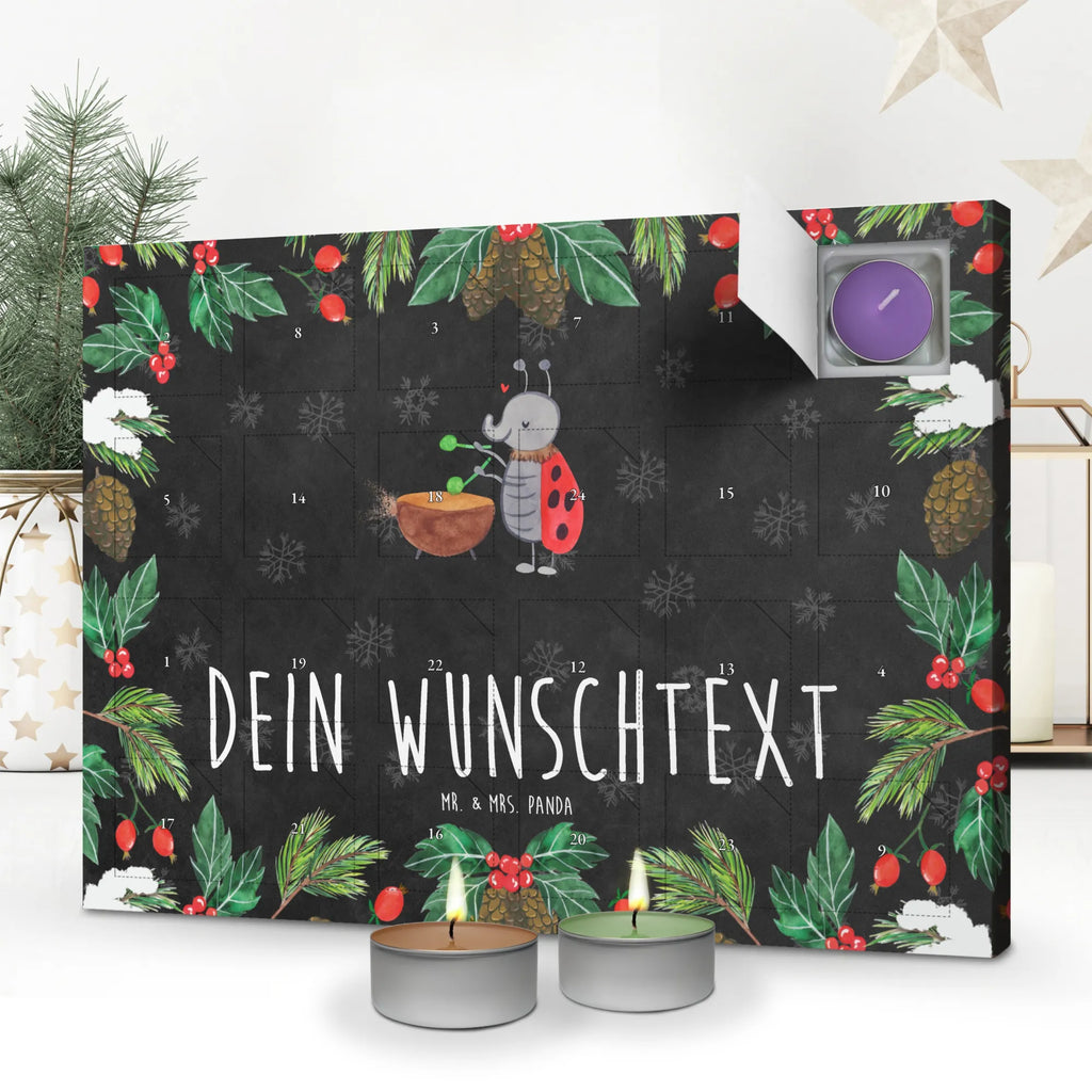 Personalisierter Duftkerzen Adventskalender Marienkäfer Pauken Personalisierter Duftkerzen Adventskalender, Instrumente, Geschenke Musiker, Musikliebhaber