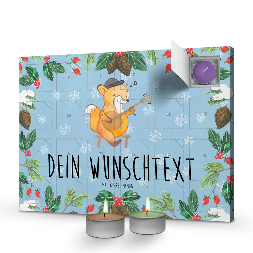 Personalisierter Duftkerzen Adventskalender Fuchs Banjo Personalisierter Duftkerzen Adventskalender, Instrumente, Geschenke Musiker, Musikliebhaber, Zupfinstrument, Laute, Banjo, Akustik, Saiteninstrument, Fuchs