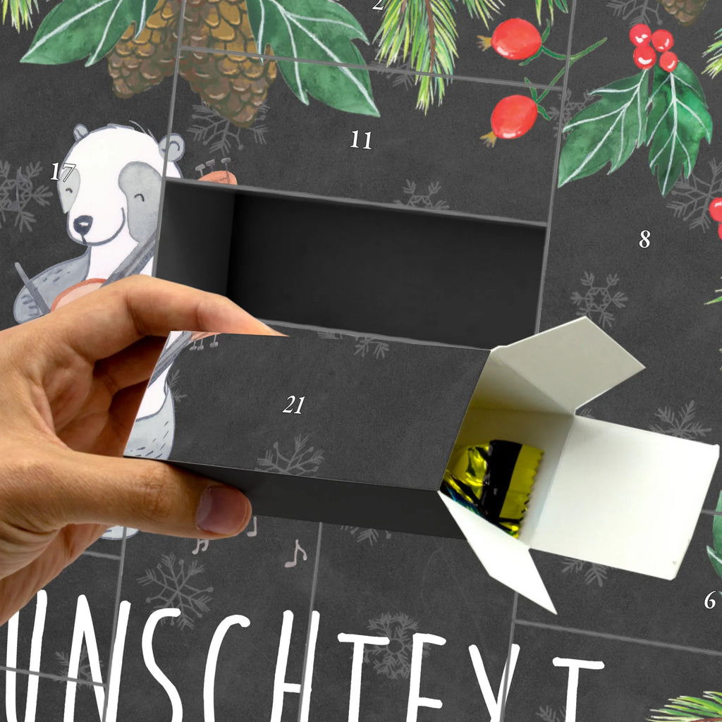  Panda wiolonczela Befüllbarer Adventskalender, Adventskalender Zum Selbst Befüllen, Instrumente, Geschenke Musiker, Musikliebhaber, Saiteninstrument, Streicher, Kammermusik, Panda, Orchester, Klassik, Cello, Barock, Bogen