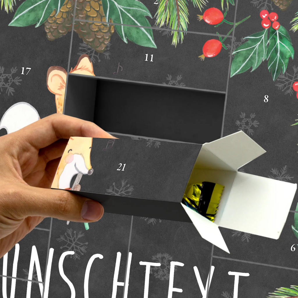 Personalisierter Befüllbarer Adventskalender Fuchs Violoncello Adventskalender Zum Selbst Befüllen, Befüllbarer Adventskalender, Instrumente, Geschenke Musiker, Musikliebhaber, Klassik, Orchester, Ensemble, Barock, Cello, Bogen, Streicher, Violoncello, Fuchs