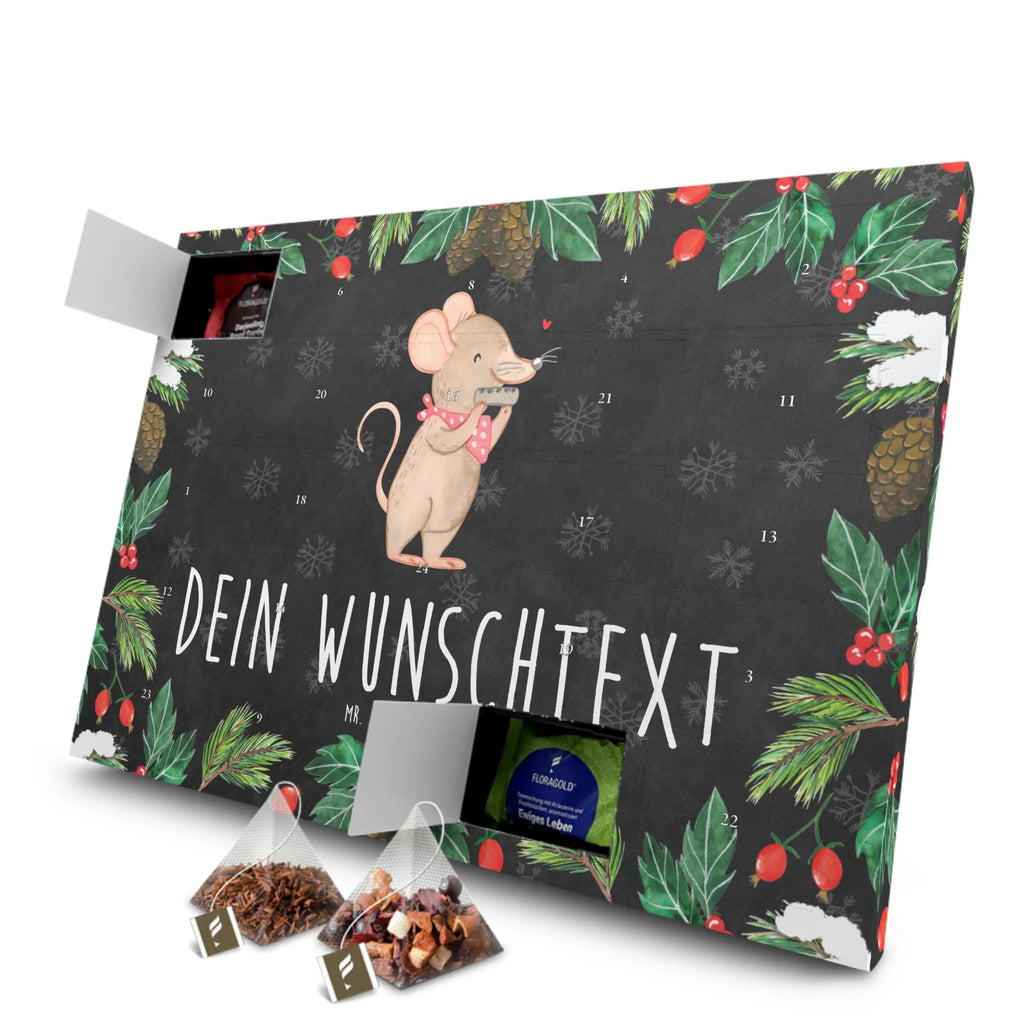  mysz harmonijka ustna Personalisierter Tee Adventskalender, Instrumente, Geschenke Musiker, Musikliebhaber, Mundharmonika, Lagerfeuer, Maus, Gesang