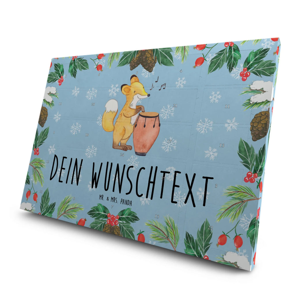 Personalisierter Tee Adventskalender Fuchs Congas Personalisierter Tee Adventskalender, Instrumente, Geschenke Musiker, Musikliebhaber, Tanzmusik, Congas, Rhythmus, Fuchs, Trommel