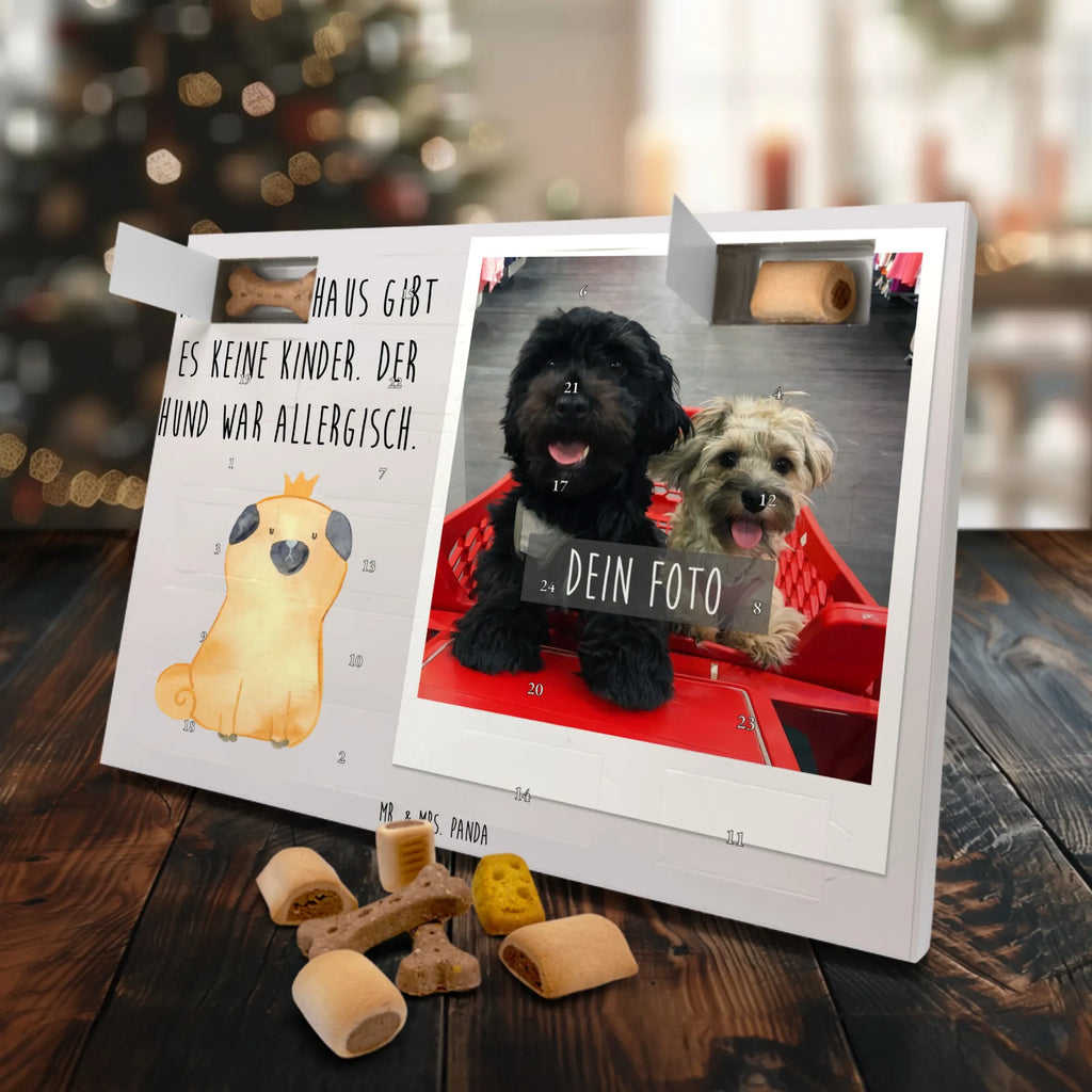 Personalisierter Hunde Foto Adventskalender Mops Krone Personalisierter Hunde Foto Adventskalender, Sprüche, Hund, Hunderasse, Hundebesitzer, Hundemotiv, Haustier, Tierliebhaber, Kinderlos, Hausregel, Hundebesitzer. Spruch, Lustig, Allergisch, Mops