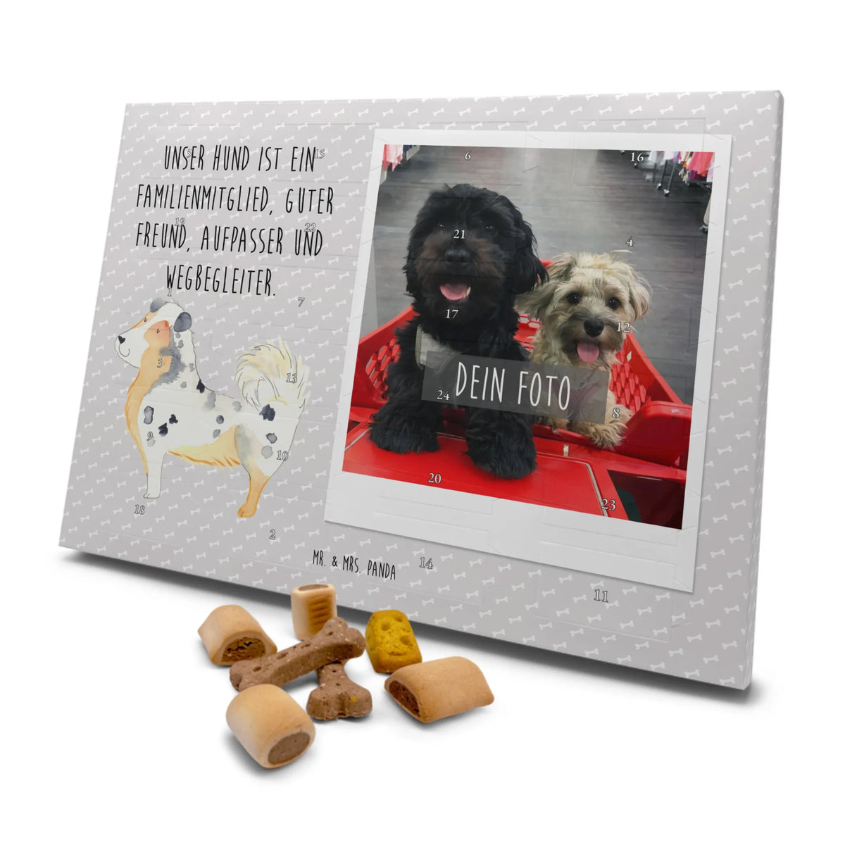  Pies Owczarek australijski Fotokalender Hund, Adventskalender Hund mit Foto, Foto-Weihnachtskalender Hund, Hundeadventskalender mit Foto, Personalisierter Foto-Adventskalender, Adventskalender mit Hundefoto, Sprüche, Hund, Hunderasse, Hundebesitzer, Hundemotiv, Haustier, Tierliebhaber, Spruch, Familienhund, Australien Shepherd, Shepherd, Hundeliebe
