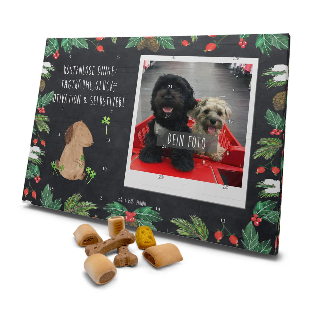 Personalisierter Hunde Foto Adventskalender Hund Kleeblatt Personalisierter Hunde Foto Adventskalender, Sprüche, Hund, Hunderasse, Hundebesitzer, Hundemotiv, Haustier, Tierliebhaber, Neuanfang, Kleeblatt, Glücksbringer, Geschenk, Motivation, Glück, Achtsamkeit, Selbstliebe, Tagträume