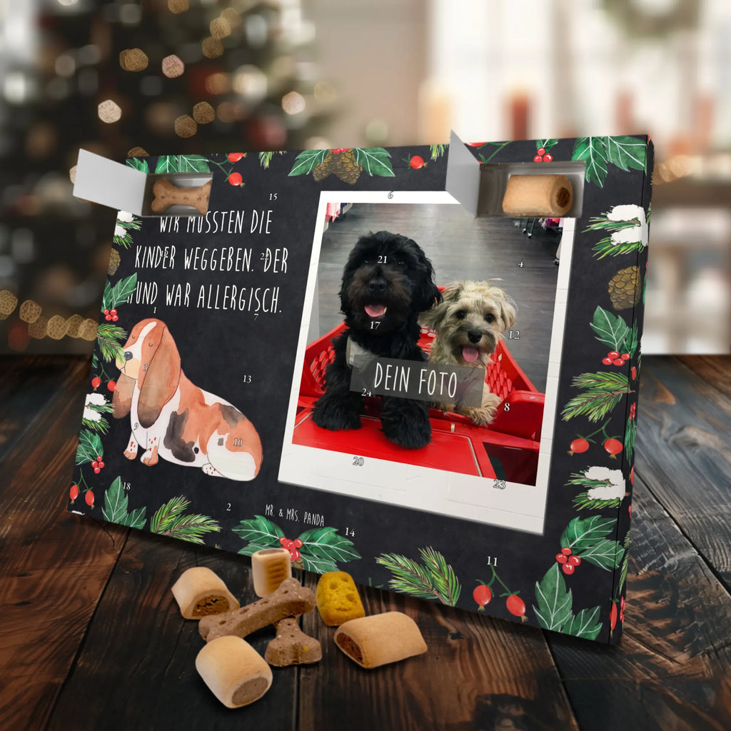 Personalisierter Hunde Foto Adventskalender Hund Basset Hound Personalisierter Hunde Foto Adventskalender, Sprüche, Hund, Hunderasse, Hundebesitzer, Hundemotiv, Haustier, Tierliebhaber, Basset Hound, Basset, Kinderlos, Hundeliebe