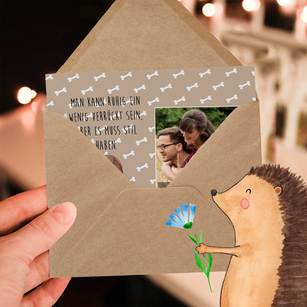 Personalisierte Foto Deluxe Karte Hund Blume Personalisierte Foto Grußkarte, Hund, Hundemotiv, Haustier, Hunderasse, Tierliebhaber, Hundebesitzer, Sprüche, Frauchen, Hunde, Hundeliebe