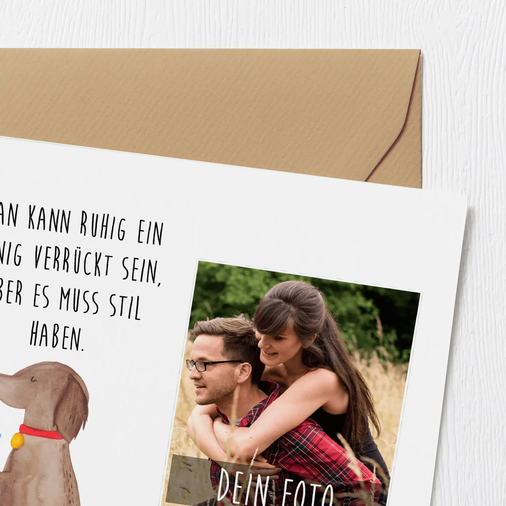 Personalisierte Foto Deluxe Karte Hund Blume Personalisierte Foto Grußkarte, Hund, Hundemotiv, Haustier, Hunderasse, Tierliebhaber, Hundebesitzer, Sprüche, Frauchen, Hunde, Hundeliebe