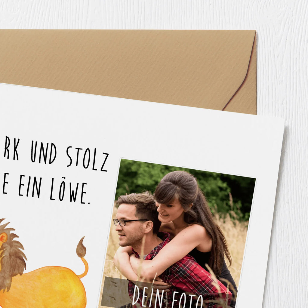 Personalized Photo Deluxe Card Star sign Lion Personalisierte Foto Grußkarte, Tierkreiszeichen, Sternzeichen, Horoskop, Astrologie, Aszendent, Geschenk August, Löwe Geschenk, König der Tiere, Geburtstag Juli, Geschenk Juli, Geburtstag August, Löwe Sternzeichen