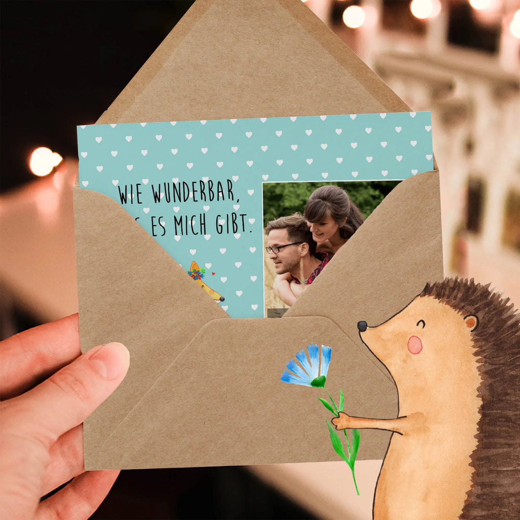 Personalized Photo Deluxe Card Fox Flower Personalisierte Foto Grußkarte, Fuchs, Fuchsmädchen, Selbstliebe, Fox, Freundinnen, ich, Blumen, Motivation, Füchse, Liebe, Freundin, Blumenmädchen, Blume, Freude, Liebesbeweis, mich