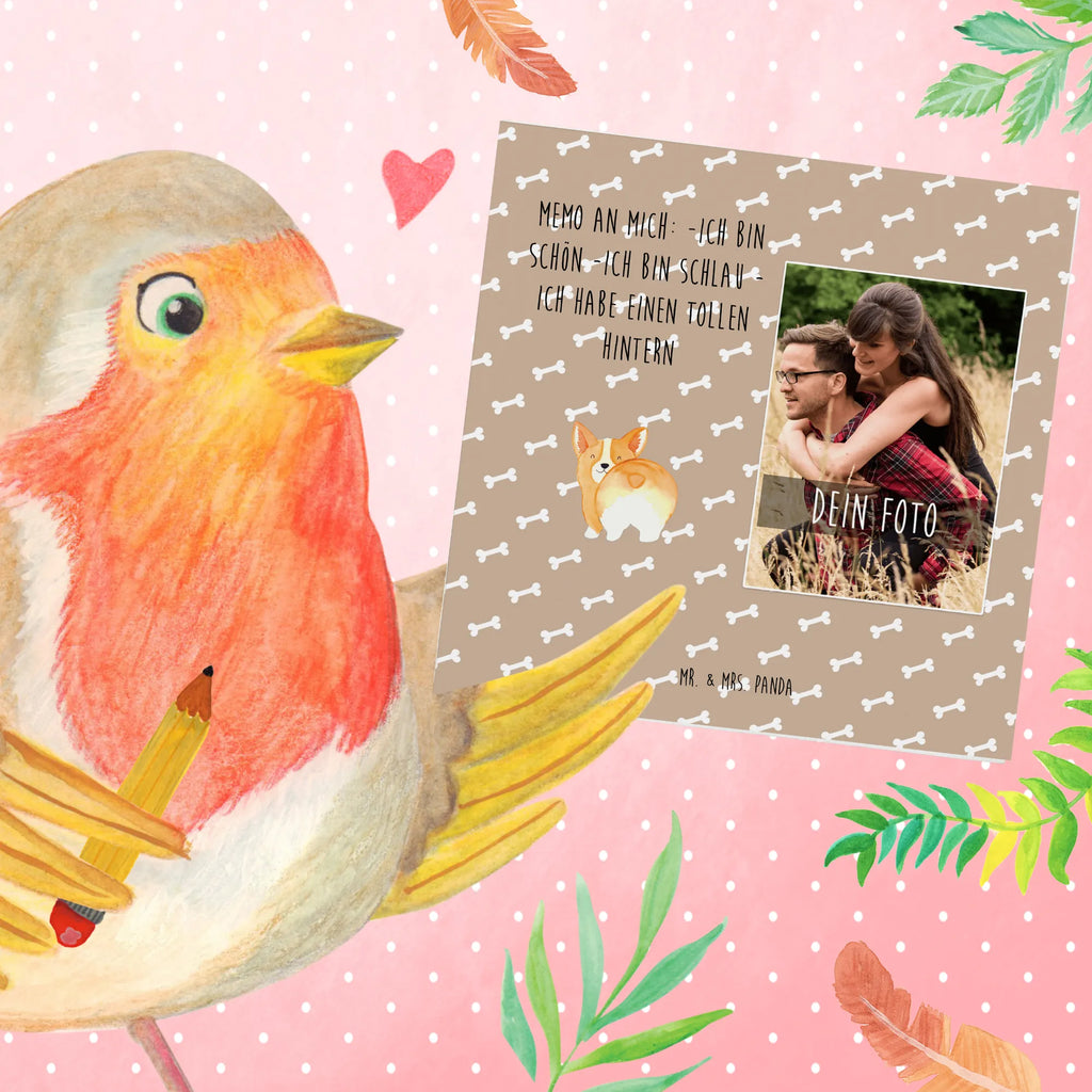 Personalized Photo Deluxe Card corgi buttocks Personalisierte Foto Grußkarte, Hund, Hundemotiv, Haustier, Hunderasse, Tierliebhaber, Hundebesitzer, Sprüche, Corgie, Motivation, Spruch, Selbstliebe, Hundeliebe