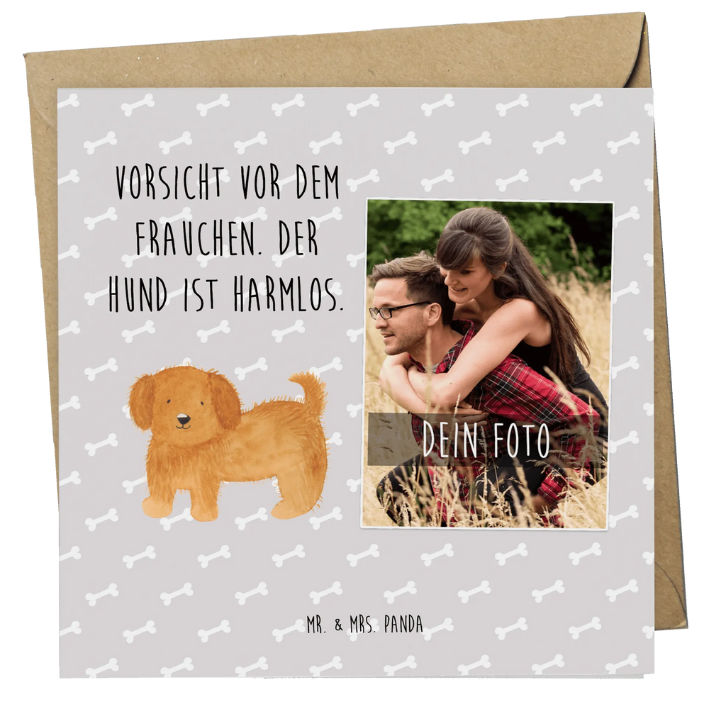 Personalized Photo Deluxe Card Dog fluffy Personalisierte Foto Grußkarte, Hund, Hundemotiv, Haustier, Hunderasse, Tierliebhaber, Hundebesitzer, Sprüche, Hundemama, Hunde, Hundeliebe, Frauchen