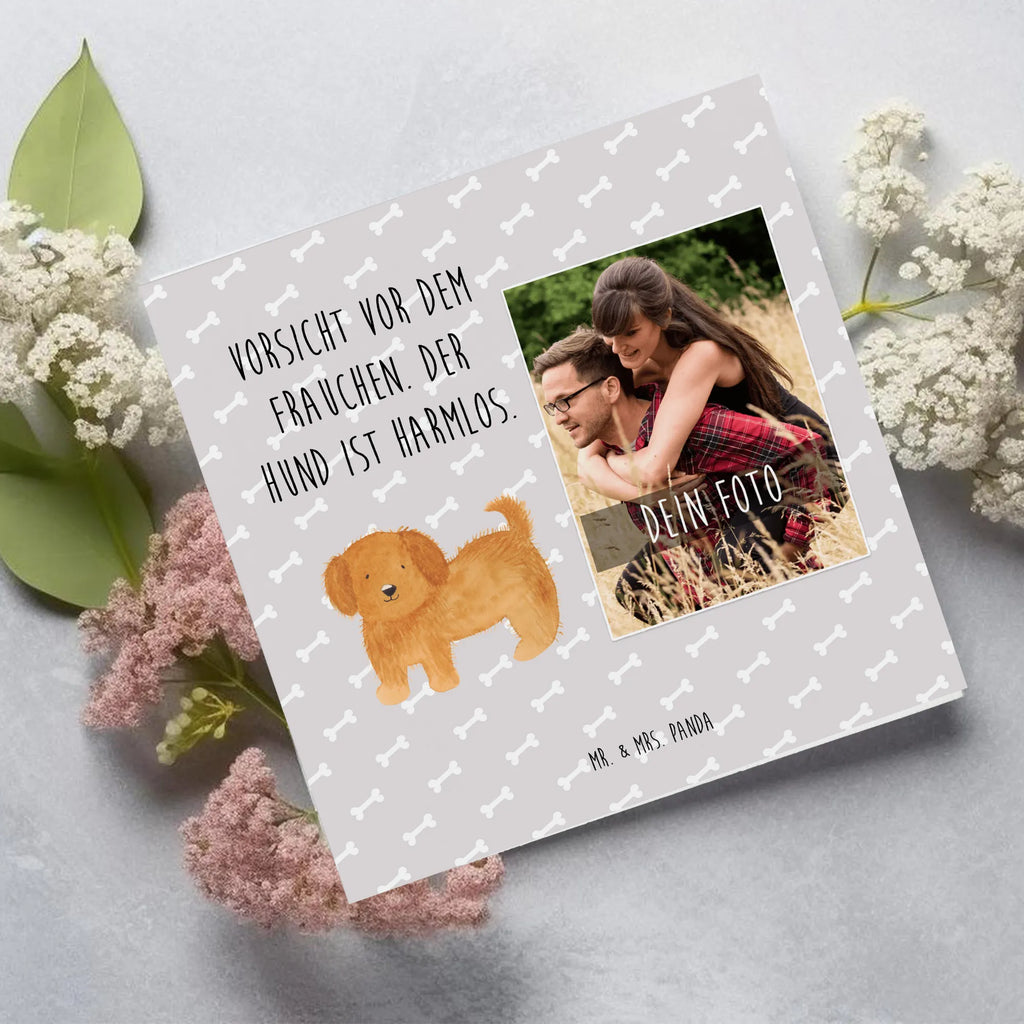 Personalized Photo Deluxe Card Dog fluffy Personalisierte Foto Grußkarte, Hund, Hundemotiv, Haustier, Hunderasse, Tierliebhaber, Hundebesitzer, Sprüche, Hundemama, Hunde, Hundeliebe, Frauchen