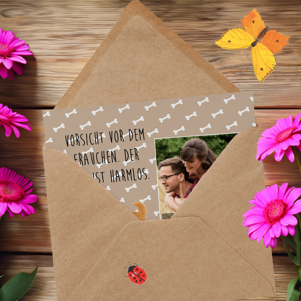 Personalized Photo Deluxe Card Dog fluffy Personalisierte Foto Grußkarte, Hund, Hundemotiv, Haustier, Hunderasse, Tierliebhaber, Hundebesitzer, Sprüche, Hundemama, Hunde, Hundeliebe, Frauchen