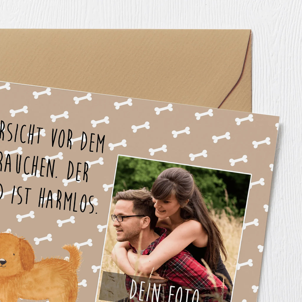 Personalized Photo Deluxe Card Dog fluffy Personalisierte Foto Grußkarte, Hund, Hundemotiv, Haustier, Hunderasse, Tierliebhaber, Hundebesitzer, Sprüche, Hundemama, Hunde, Hundeliebe, Frauchen